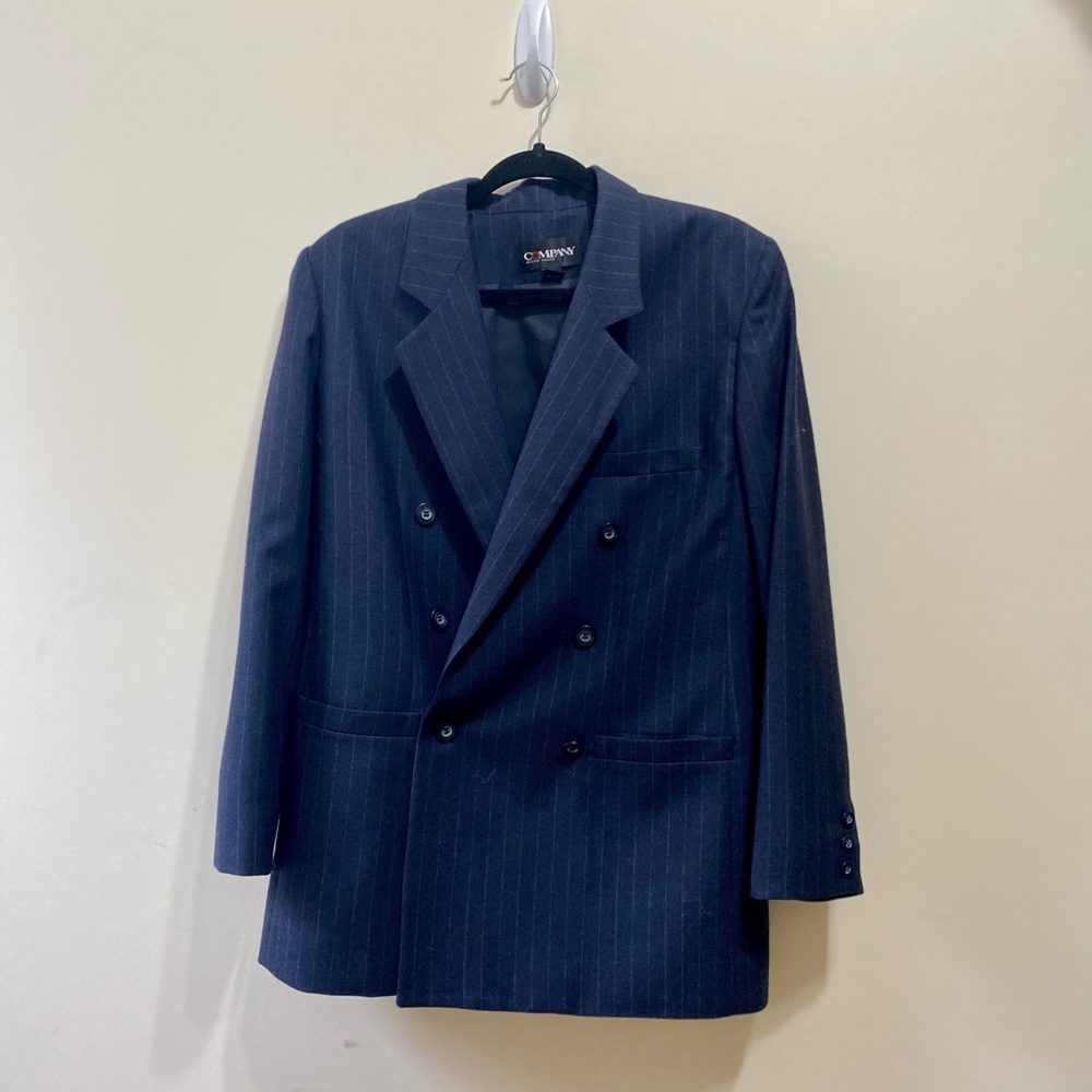 Oversized blazer with shoulder pads